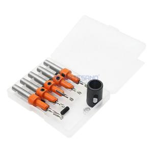 Countersink Drill Bit Set With Adjustable Stopper