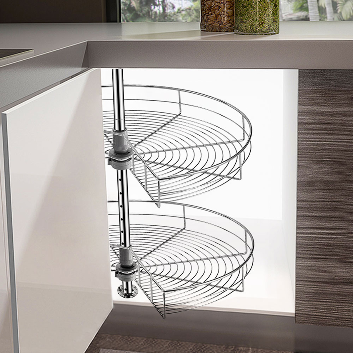 3128 Installation of 270° Revolving Basket