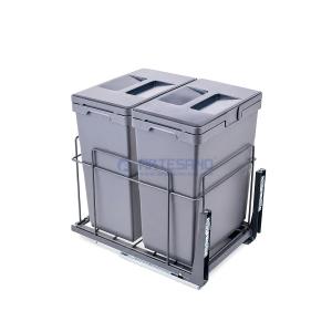 Pull out waste bin ,bottom mounted