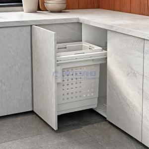 Pull out laundry basket,side mounted